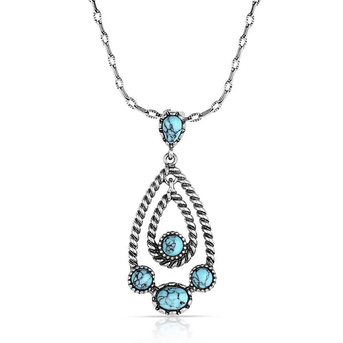 Montana Silversmiths Wander West Turquoise Necklace