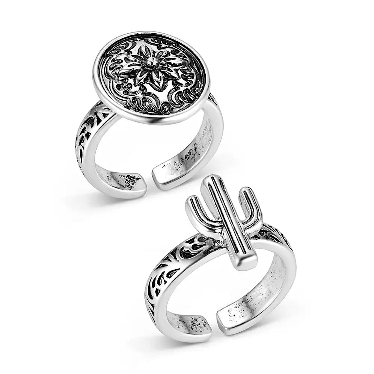 Montana Silversmiths Southwest Embrace Ring Set