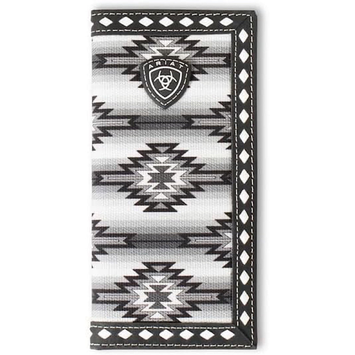 Ariat Rodeo Wallet Youth Diamond Lace - Southwest Fabric Black