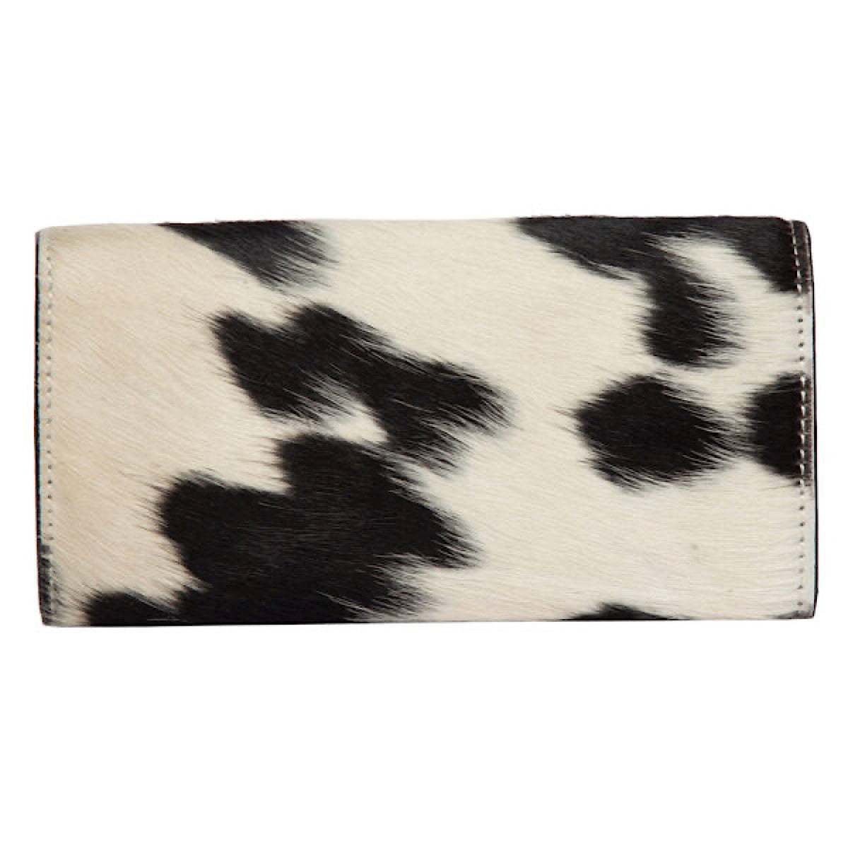 The Design Edge Women’s Cowhide Sunflower Tooling Leather Eden Wallet – Black