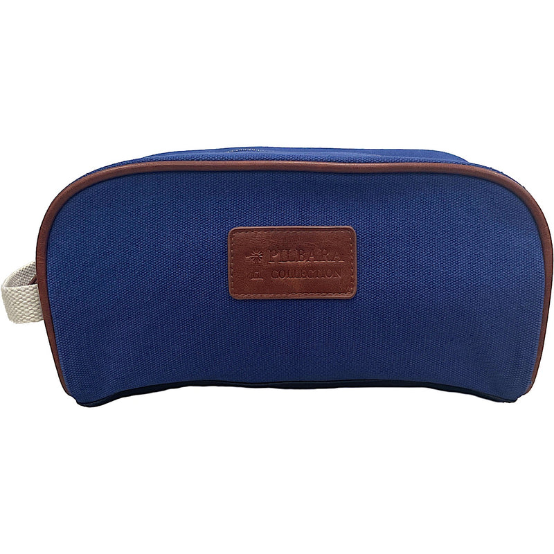 Pilbara Canvas Toiletry Bag - Blue