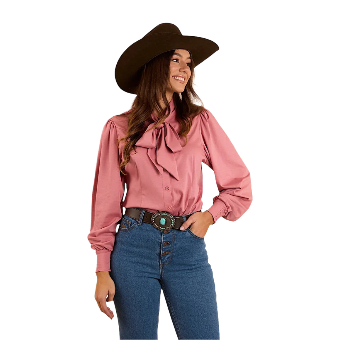 Ringers Western Women's Adalyn Blouse - Rose