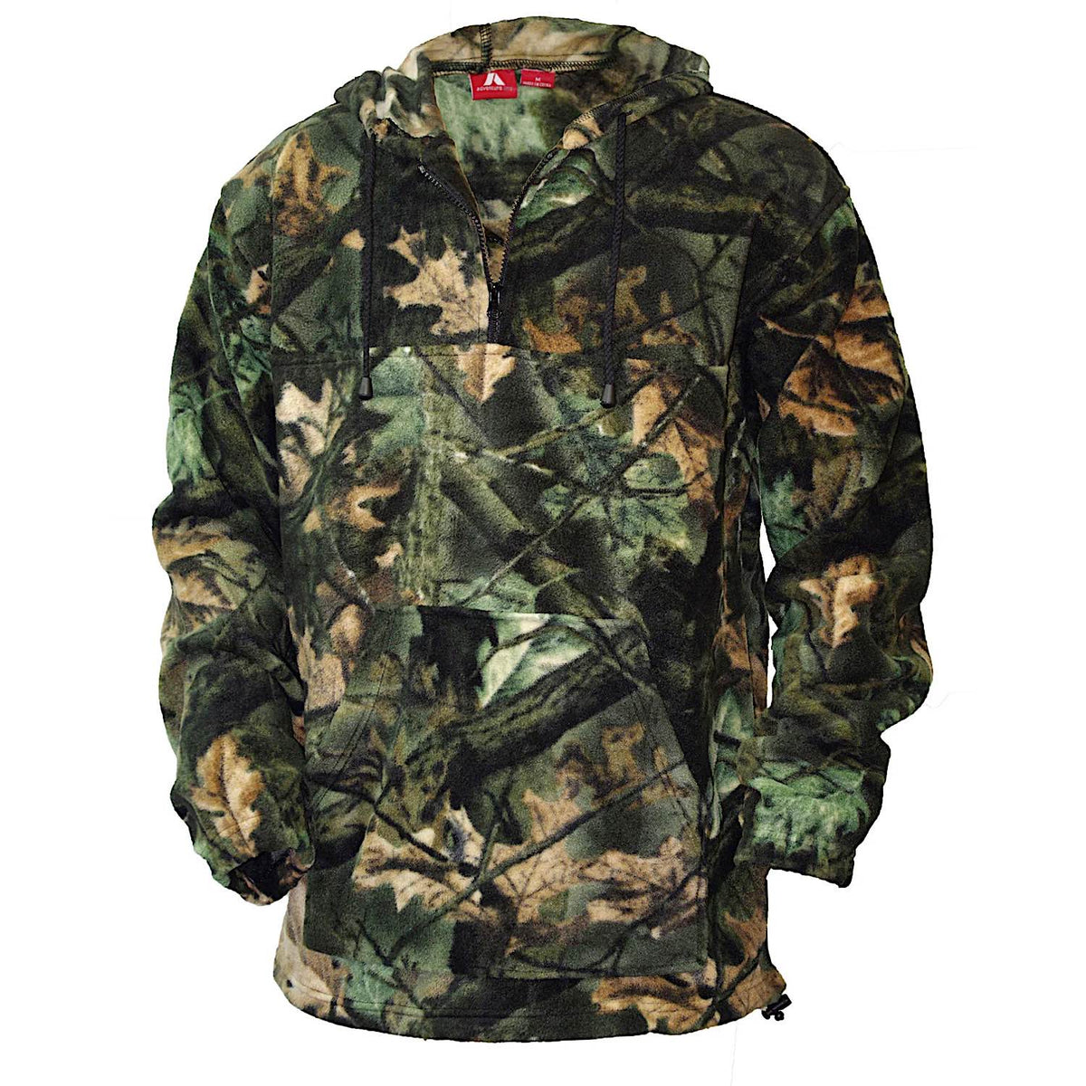 Adventureline Men’s Camo Half Zip Hoodie - Camo