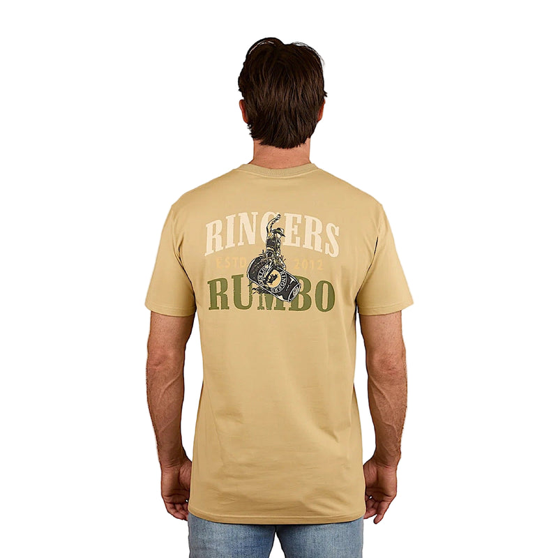 Ringers Western Men’s Aint My First Rumbo Stock Fit T-Shirt - Pale Olive