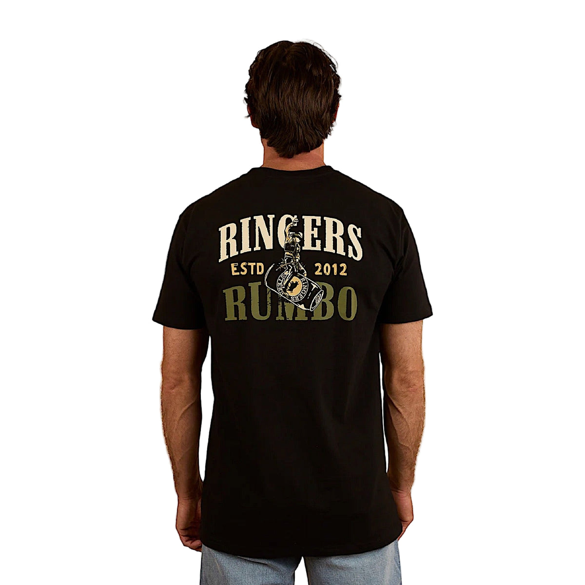 Ringers Western Men’s Aint My First Rumbo Stock Fit T-Shirt - Black