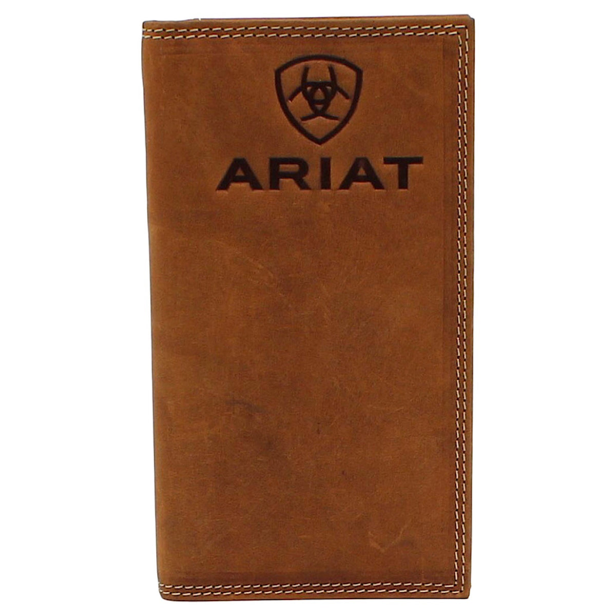 Ariat Rodeo Wallet Interior Zipper Pocket - Medium Brown
