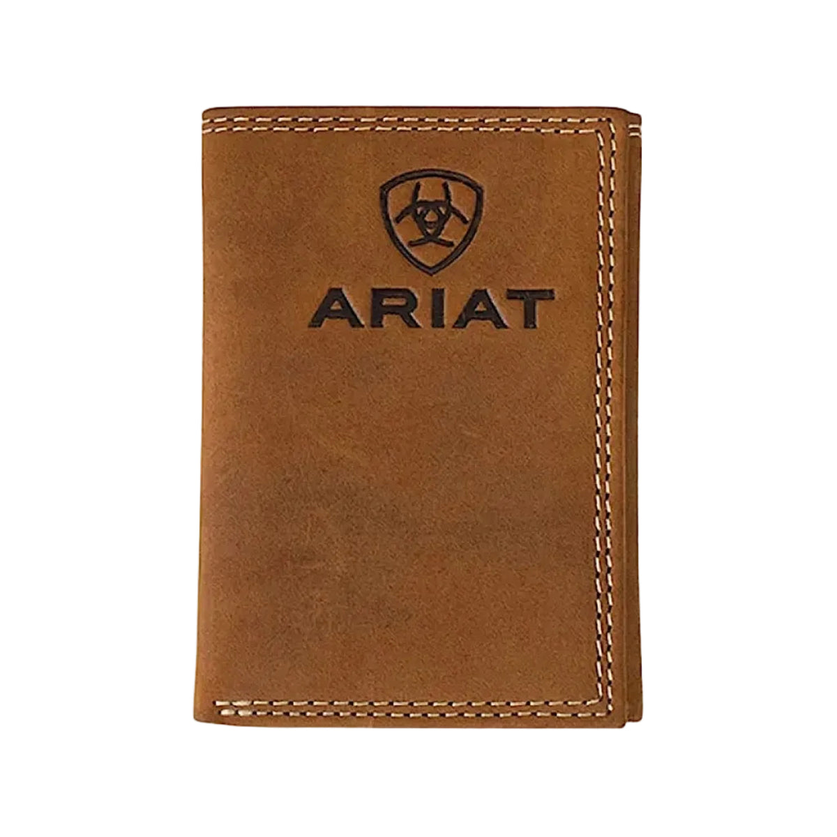 Ariat Trifold Wallet - Medium Brown