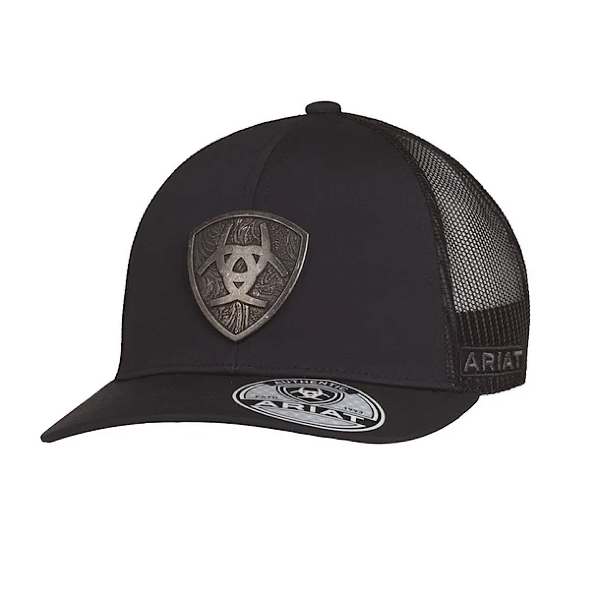 Ariat Cap Metal Ariat Shield - Black