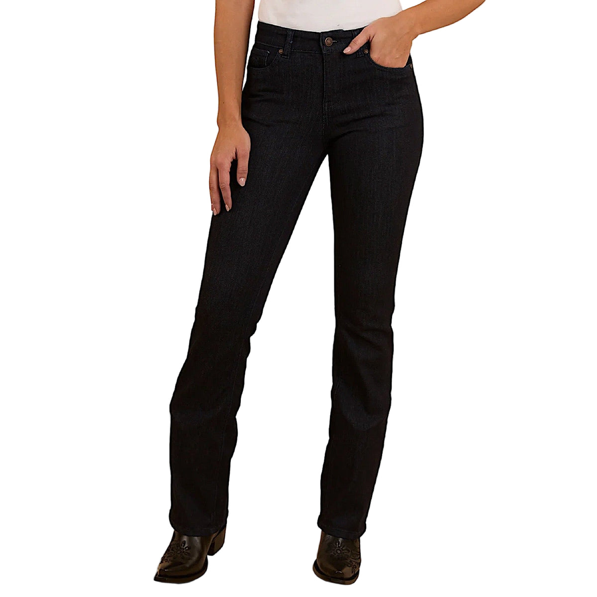 Ringers Western Women's Athena Bootleg Jeans - Raw Denim