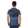 Bullzye Men's Ryan Short Sleeve Tee - Blue Steel