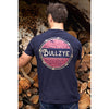 Bullzye Men's Sid Short Sleeve Tee - Navy