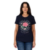 Bullzye Women's Rose Short Sleeve Tee - Navy