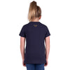 Bullzye Girl's Rose Short Sleeve Tee - Navy