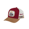 Ringers Western Big Rig Deep Fit Trucker Cap - Burgundy/Clay