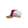 Ringers Western Big Rig Deep Fit Trucker Cap - Burgundy/Clay