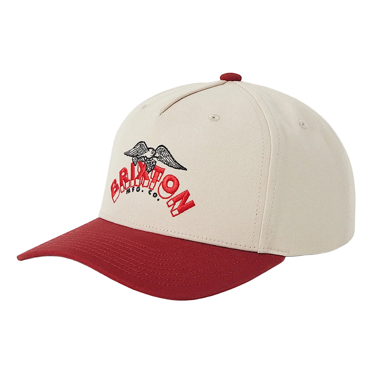 Brixton Banner Netplus Snapback - Whitecap/Dark Brick