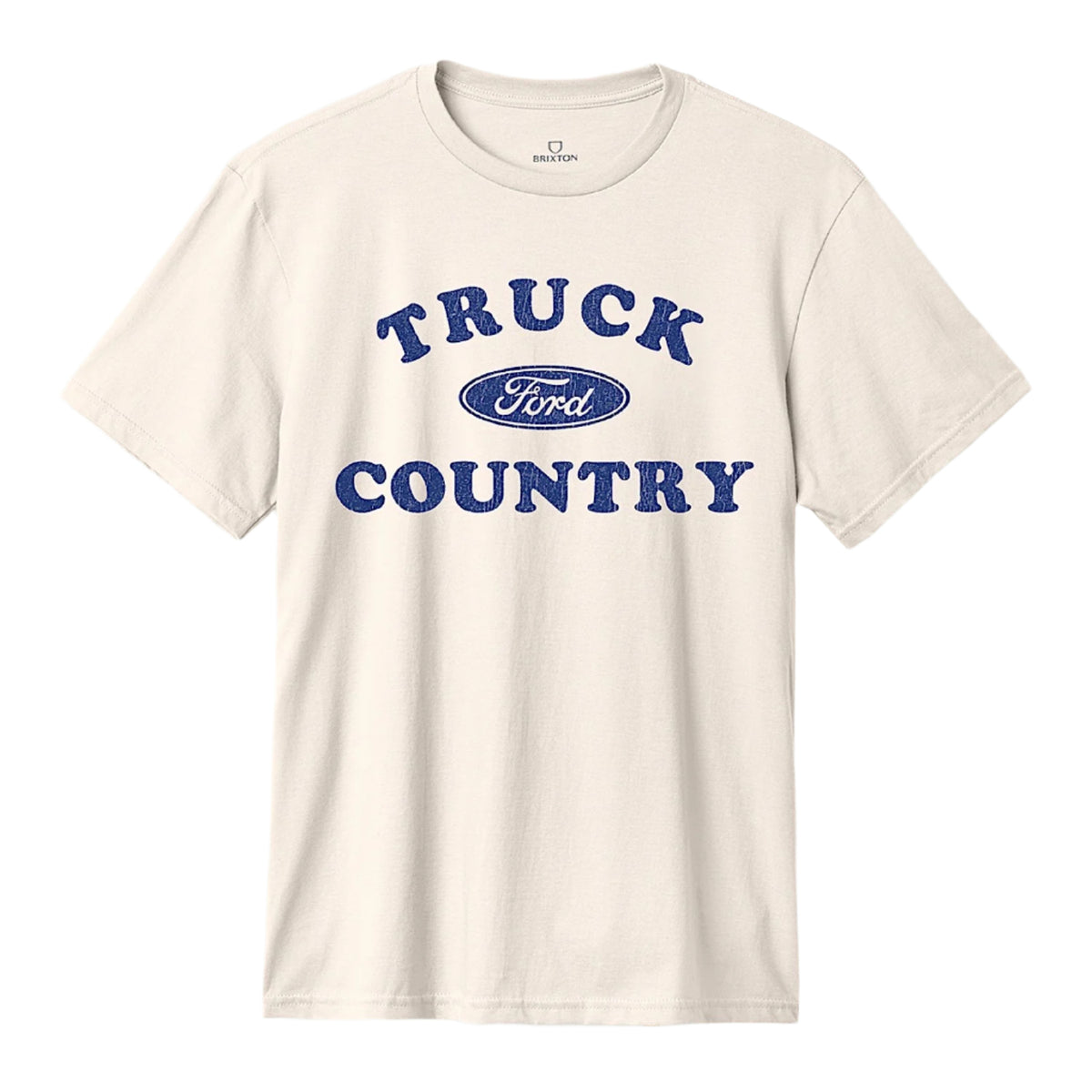 Brixton Men's Ford Truck Country Tee - Wimbleton White