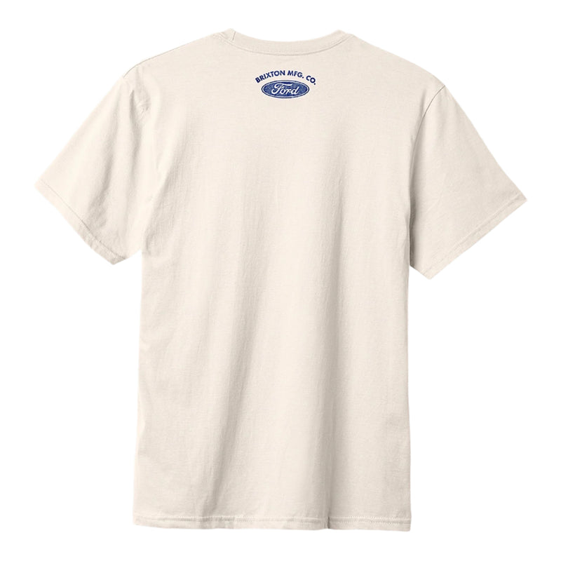 Brixton Men's Ford Truck Country Tee - Wimbleton White