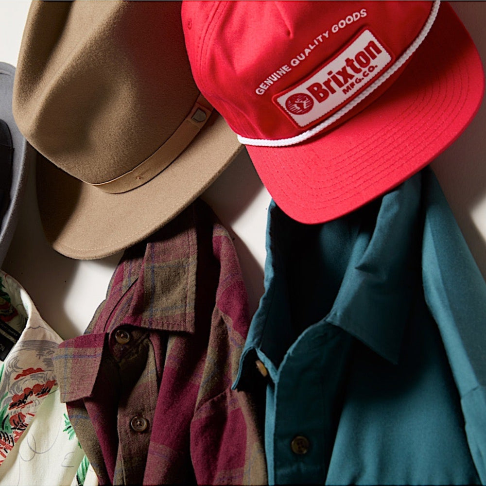 Brixton Tradesman Mid Profile Snapback Cap - Adrenaline Rush