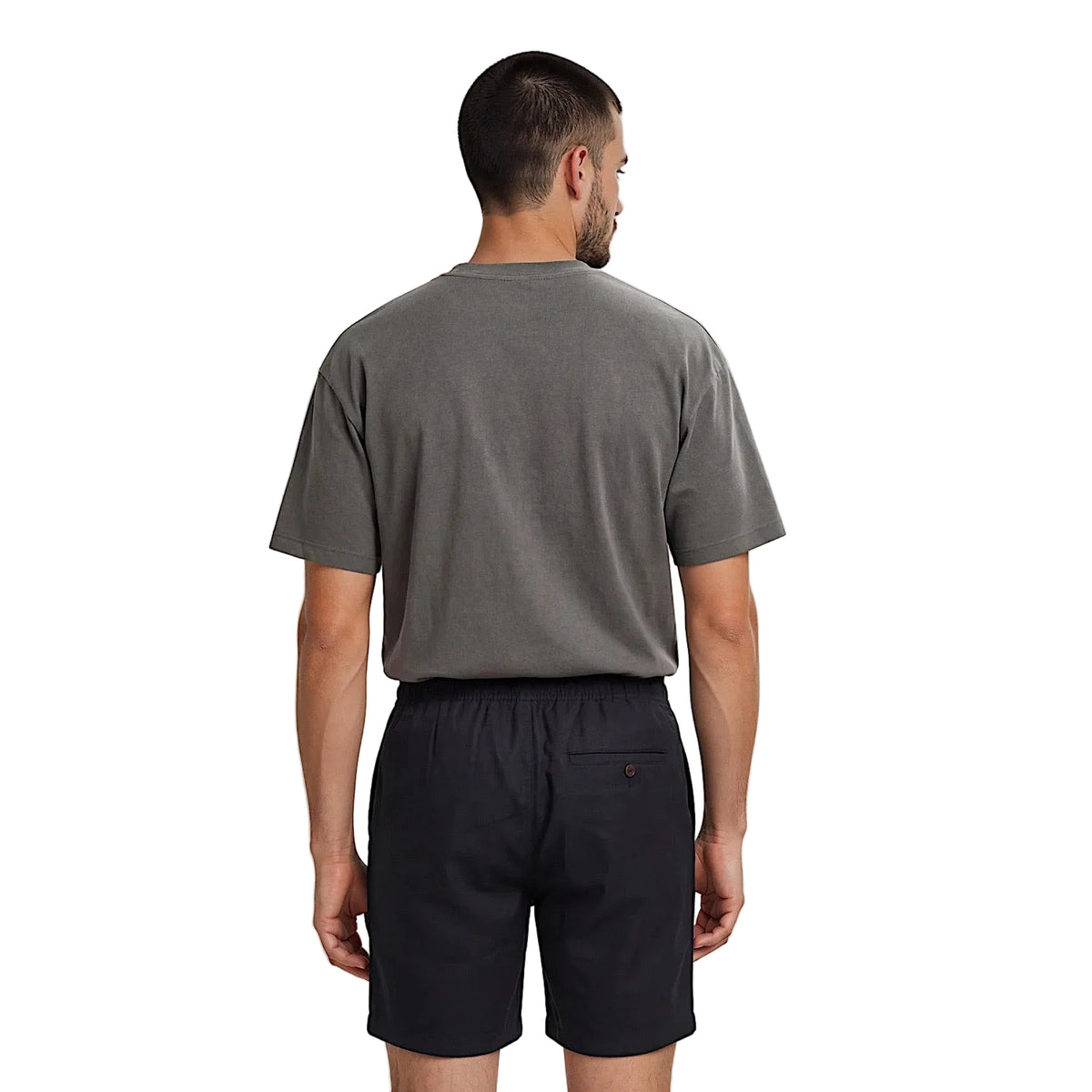 BLKWD Men's Ziggy Linen Shorts - Black