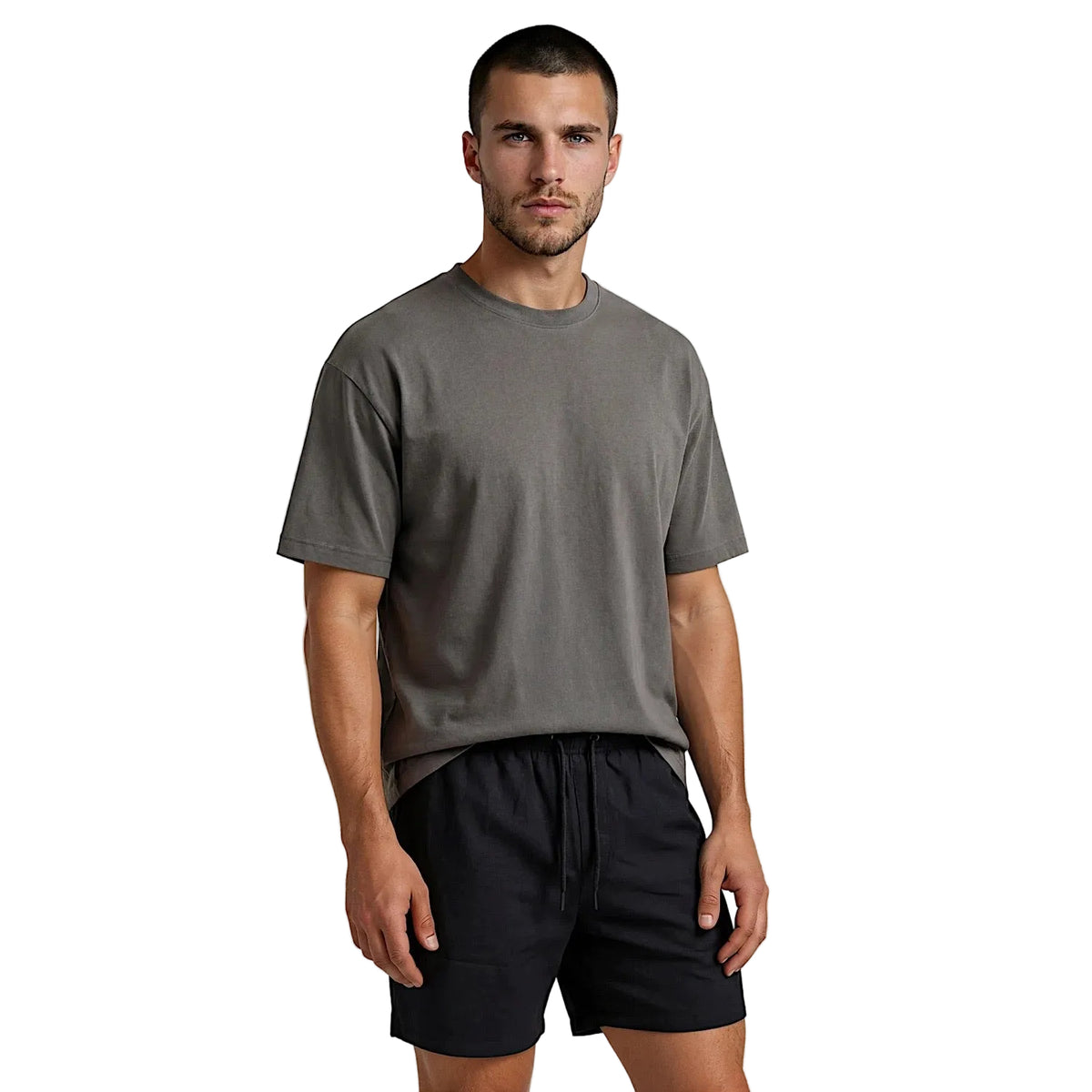 BLKWD Men's Ziggy Linen Shorts - Black