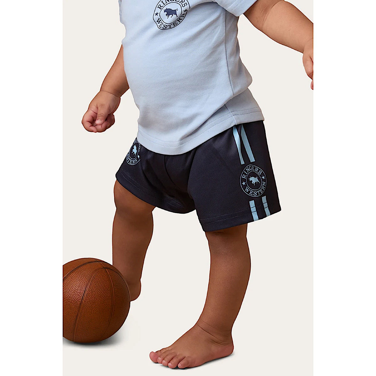 Ringers Western Babies Footy Short - Navy/Blue