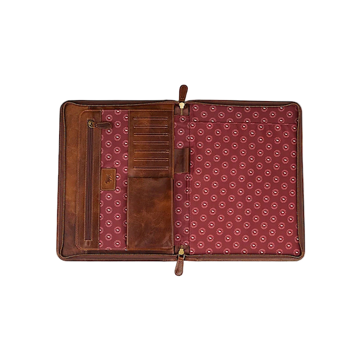 Ringers Western Toro Notas Document & Card Holder - Cognac