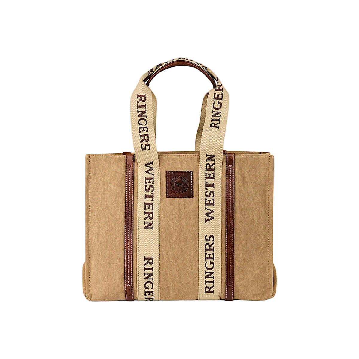 Ringers Western Waxicanvas Tote Shopper Bag - Sand
