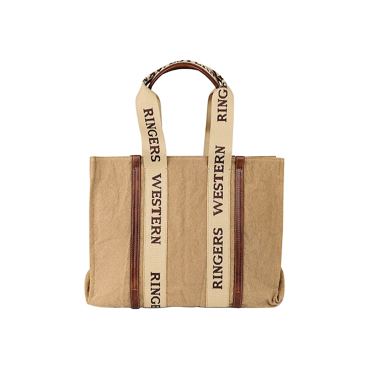 Ringers Western Waxicanvas Tote Shopper Bag - Sand