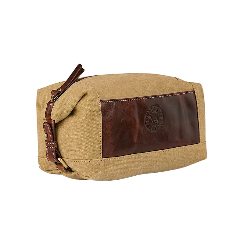 Ringers Western Waxicanvas Toiletry Bag Cognac