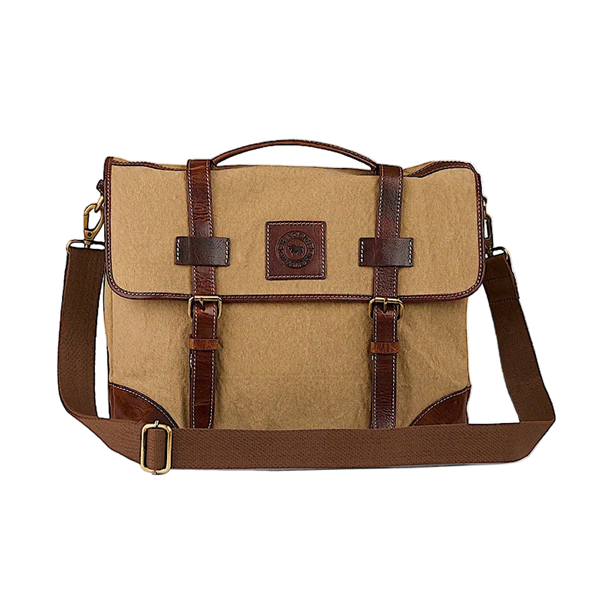 Ringers Western Waxicanvas Messenger Bag - Sand
