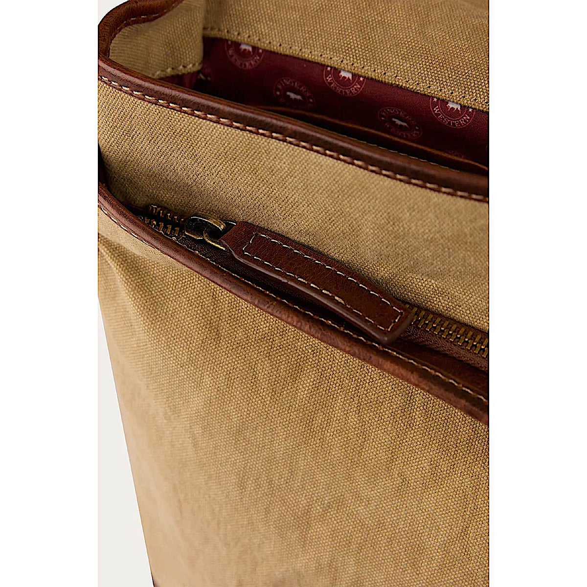 Ringers Western Waxicanvas Messenger Bag - Sand