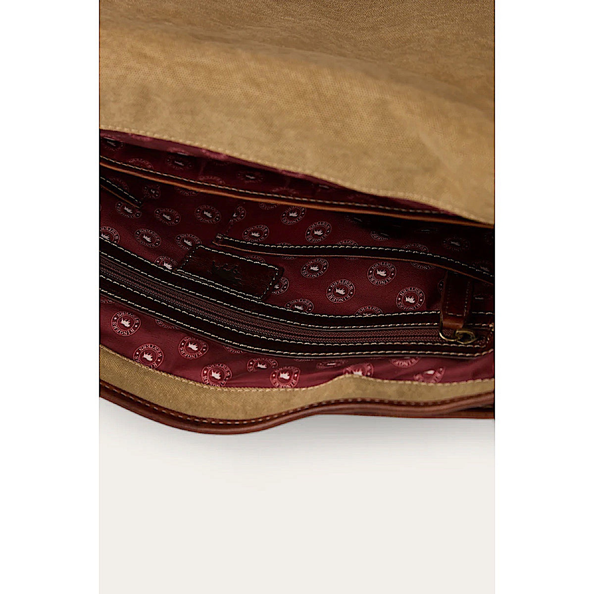Ringers Western Waxicanvas Messenger Bag - Sand