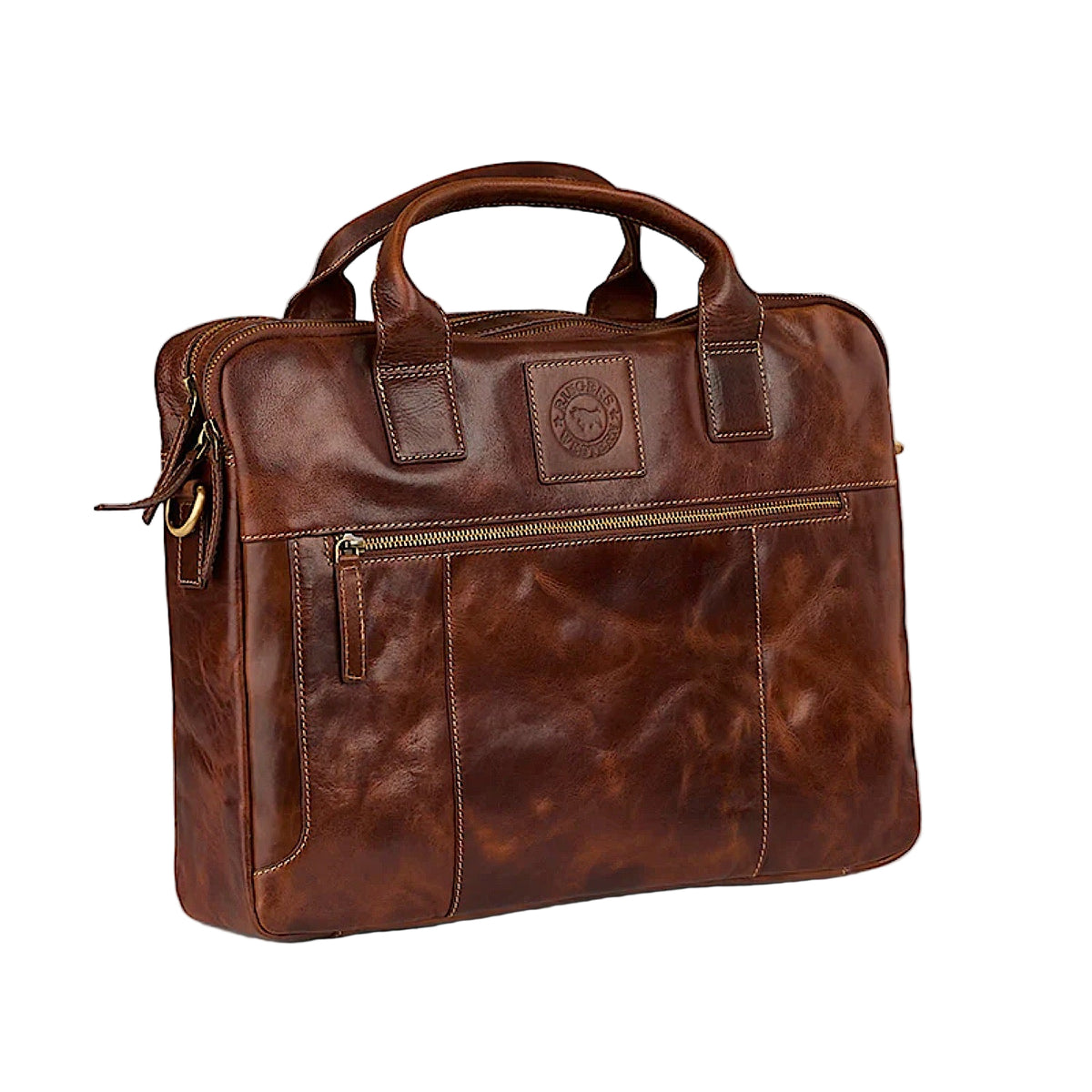 Ringers Western Toro Briefcase - Cognac