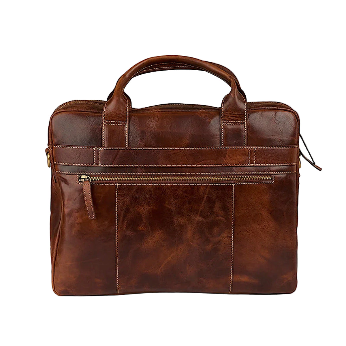 Ringers Western Toro Briefcase - Cognac