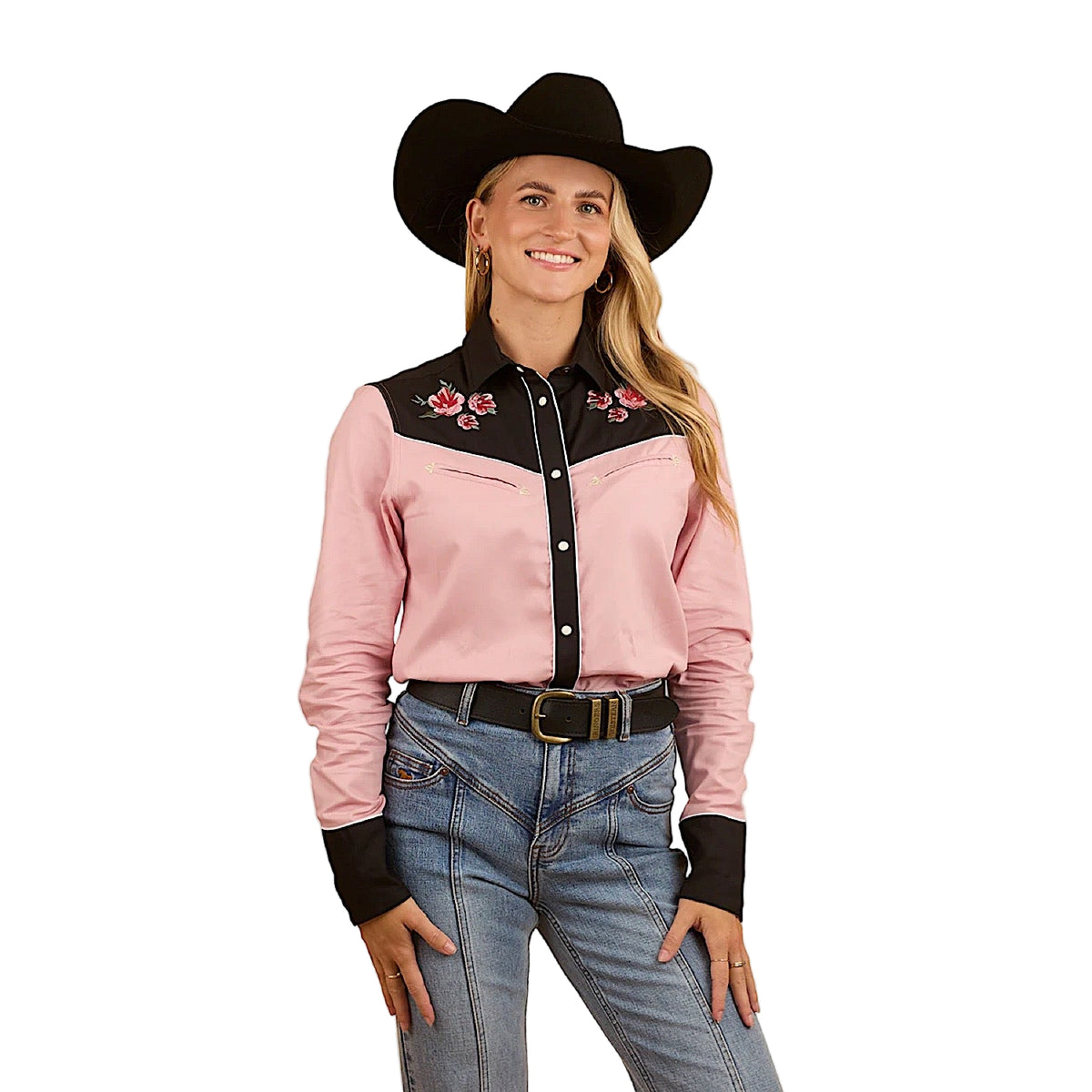 Ringers Western Women's Bellingen Western Shirt - Rosey Pink