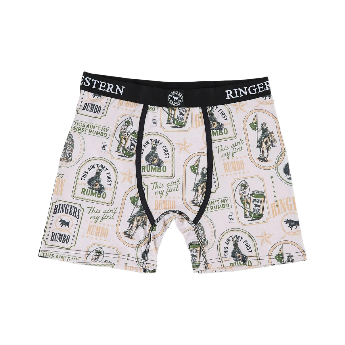Ringers Western Men's Aint My First Rumbo Trunk - Multi