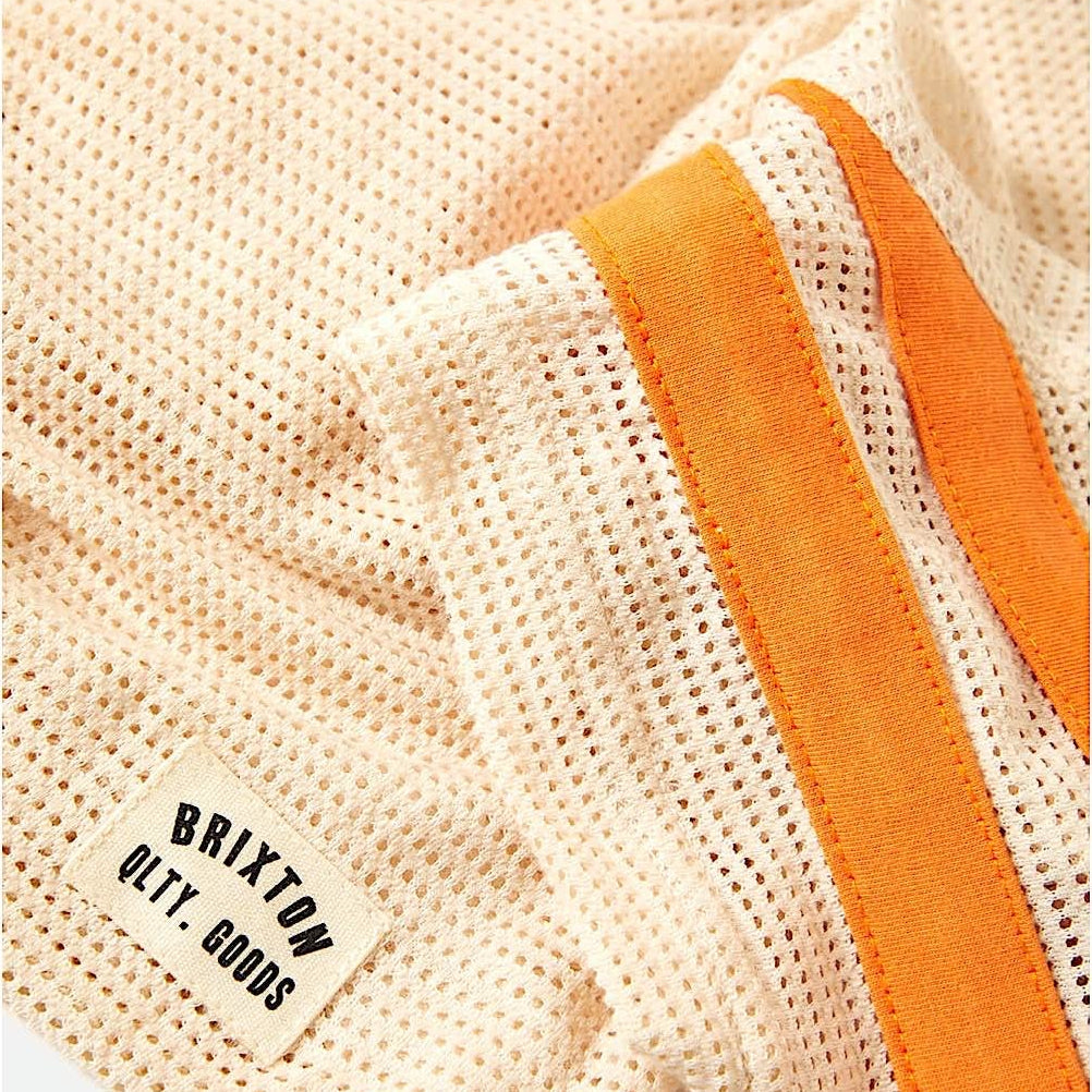 Brixton Women's Varsity Football Mesh Tee -  Whitecap