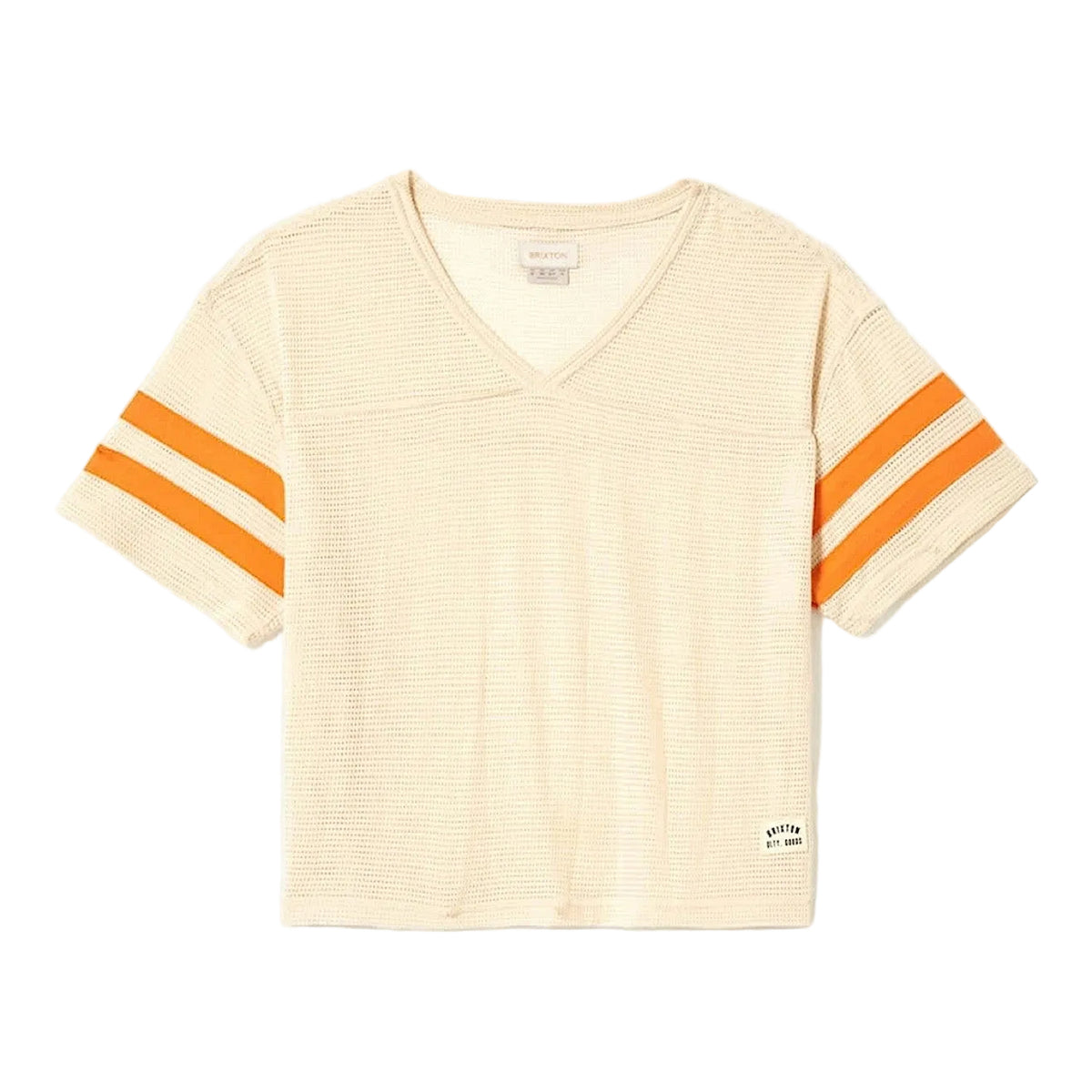 Brixton Women's Varsity Football Mesh Tee -  Whitecap