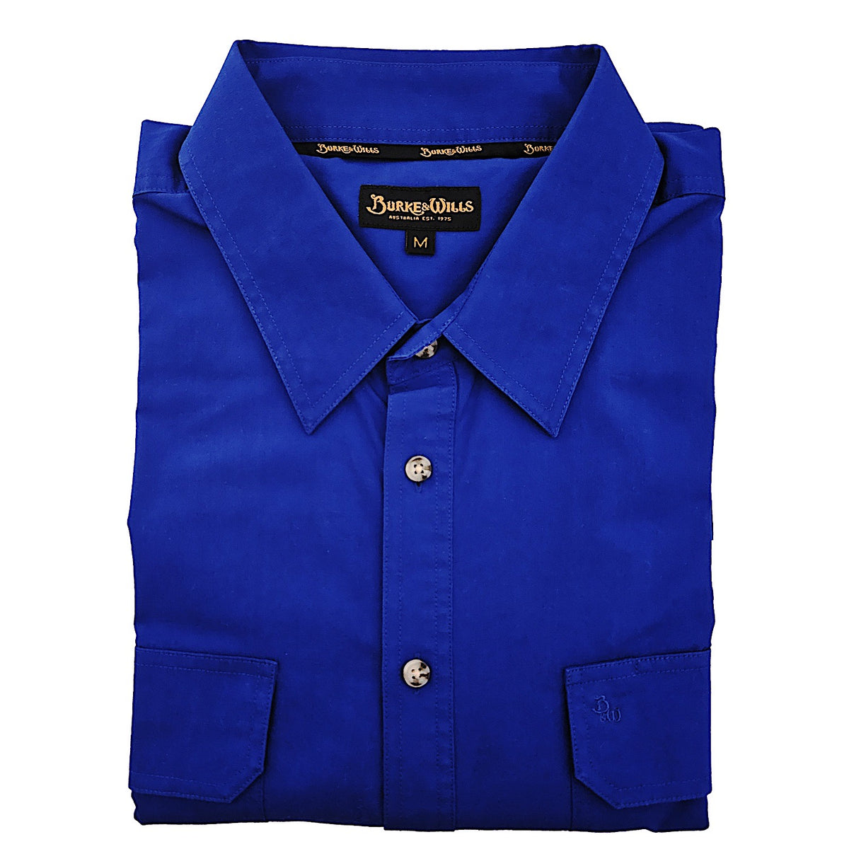 Burke & Wills Men’s Capricorn Shirt - Royal Blue