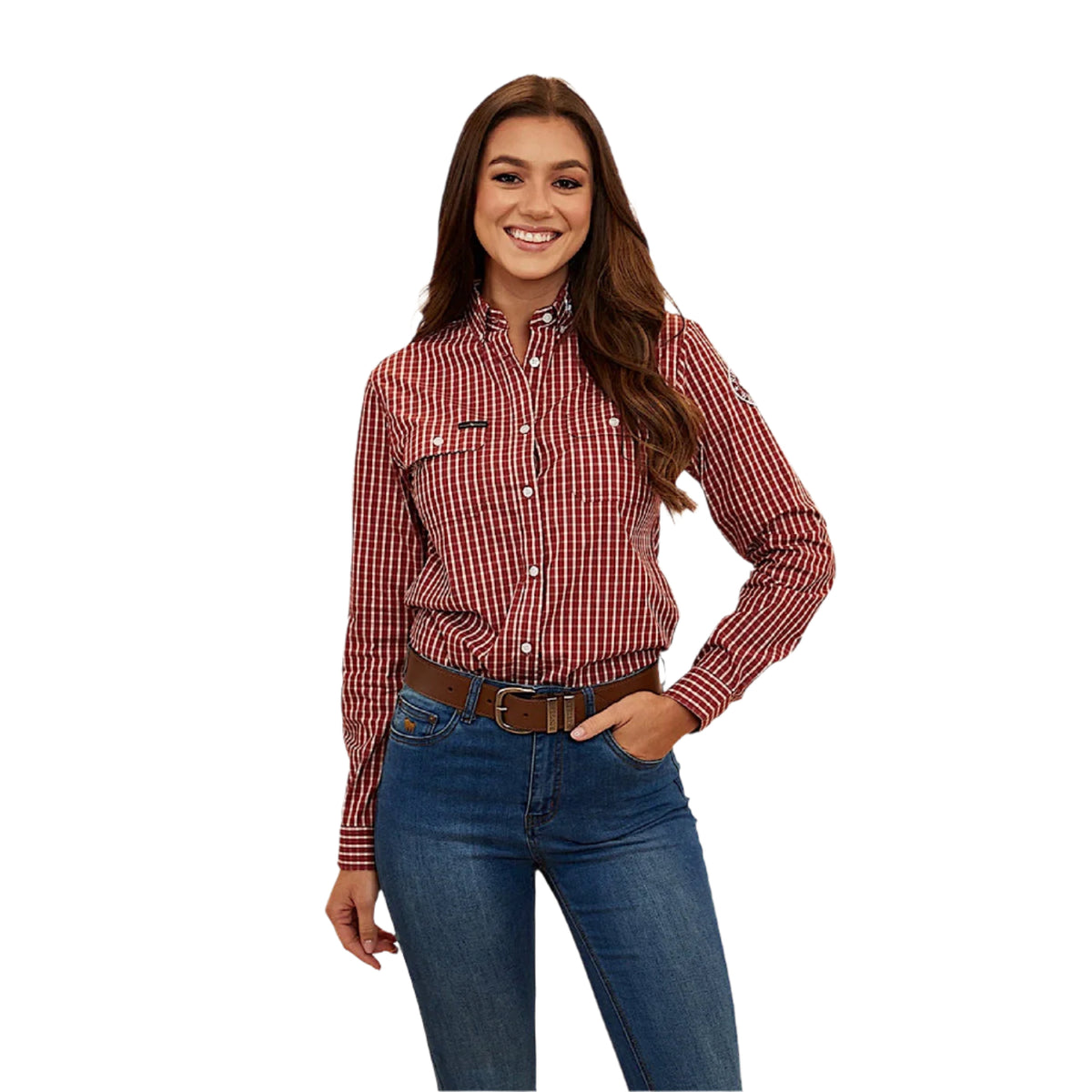 Ringers Western Women’s Kacey Dress Shirt - Cedar