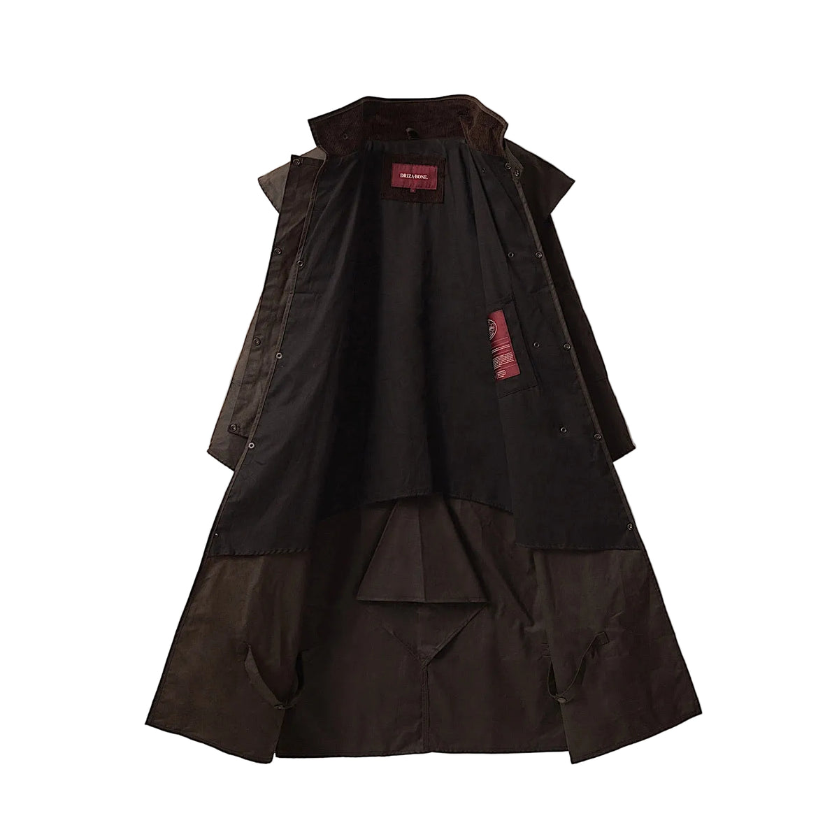 Driza-Bone Heritage Rider Oilskin Coat - Brown