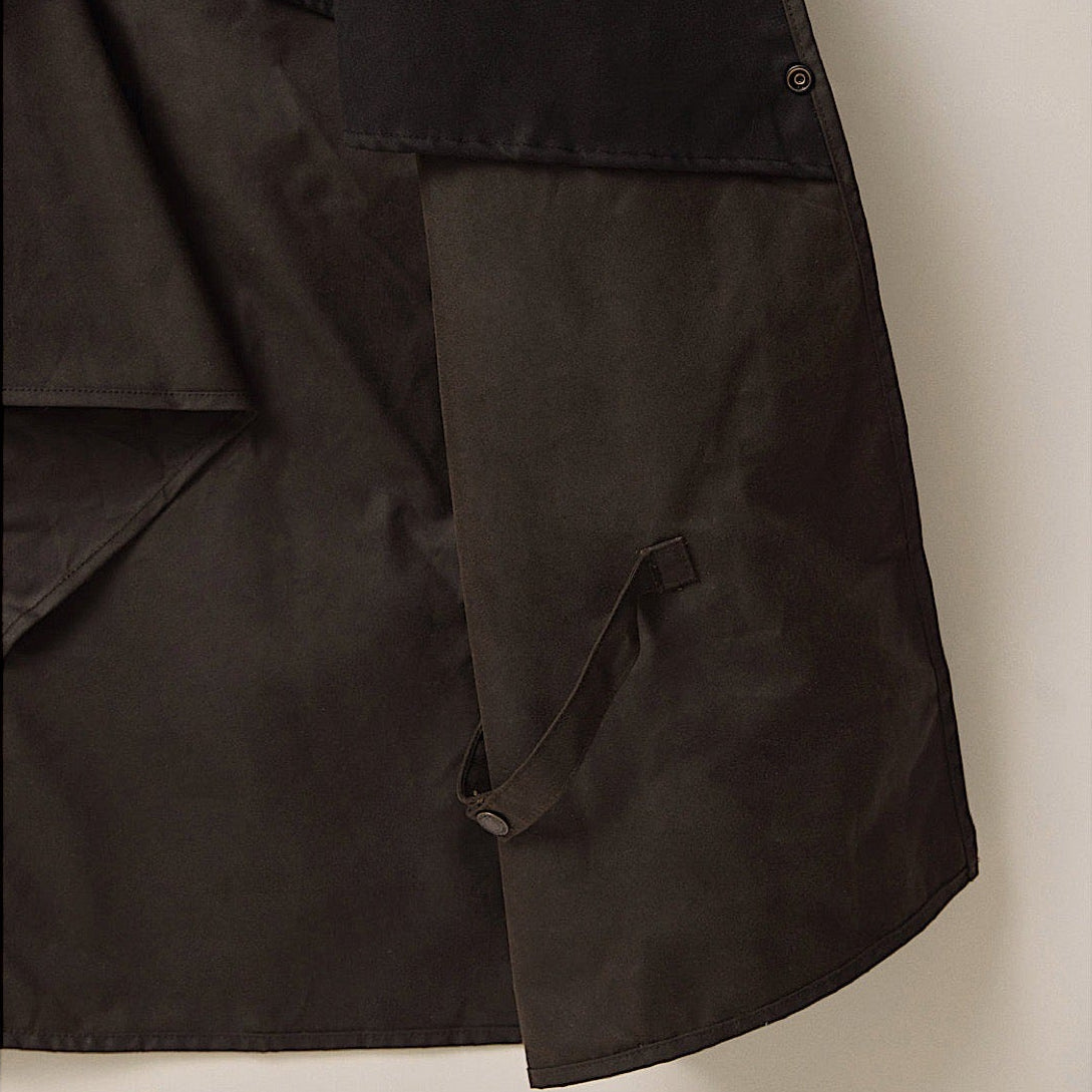 Driza-Bone Heritage Rider Oilskin Coat - Brown