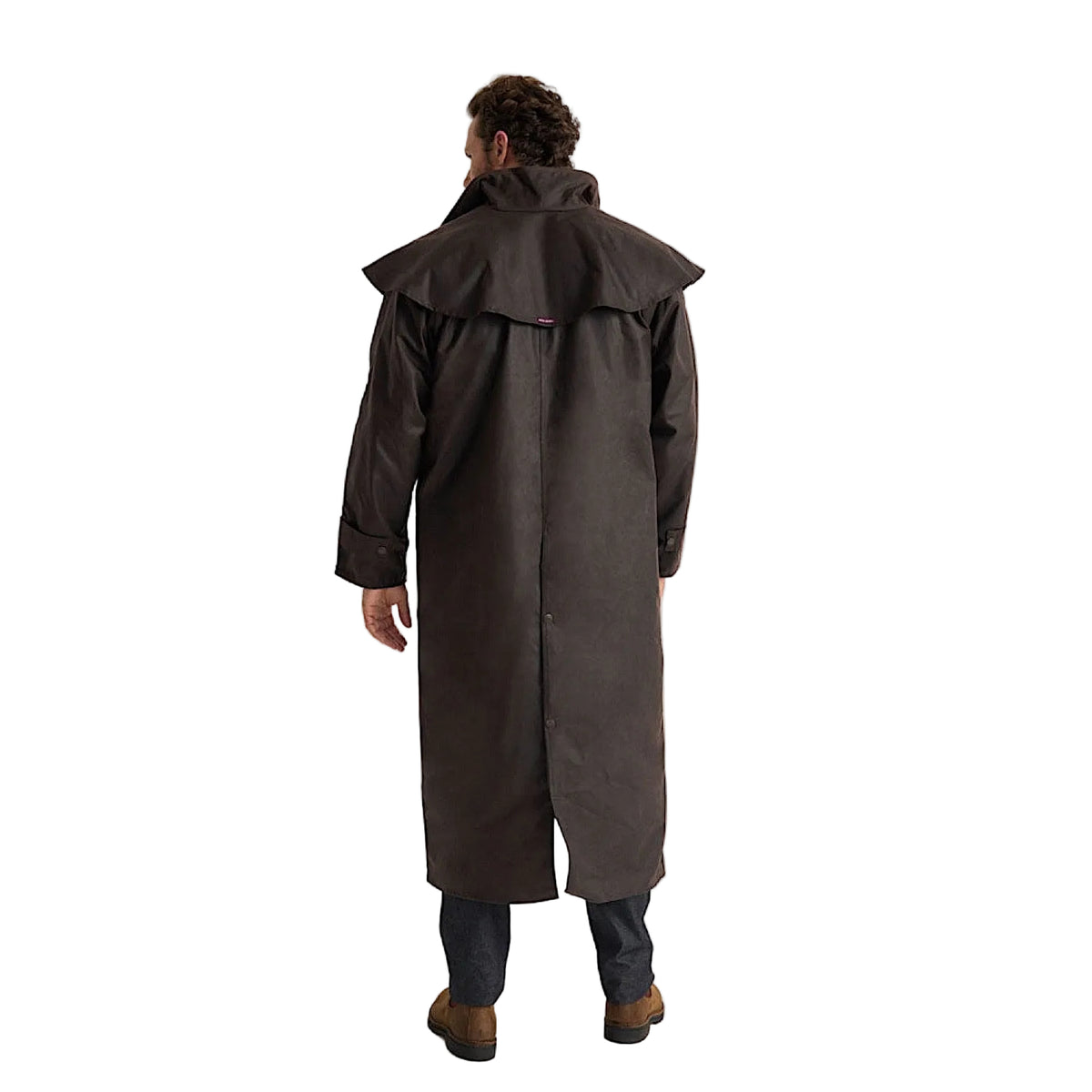 Driza-Bone Heritage Rider Oilskin Coat - Brown