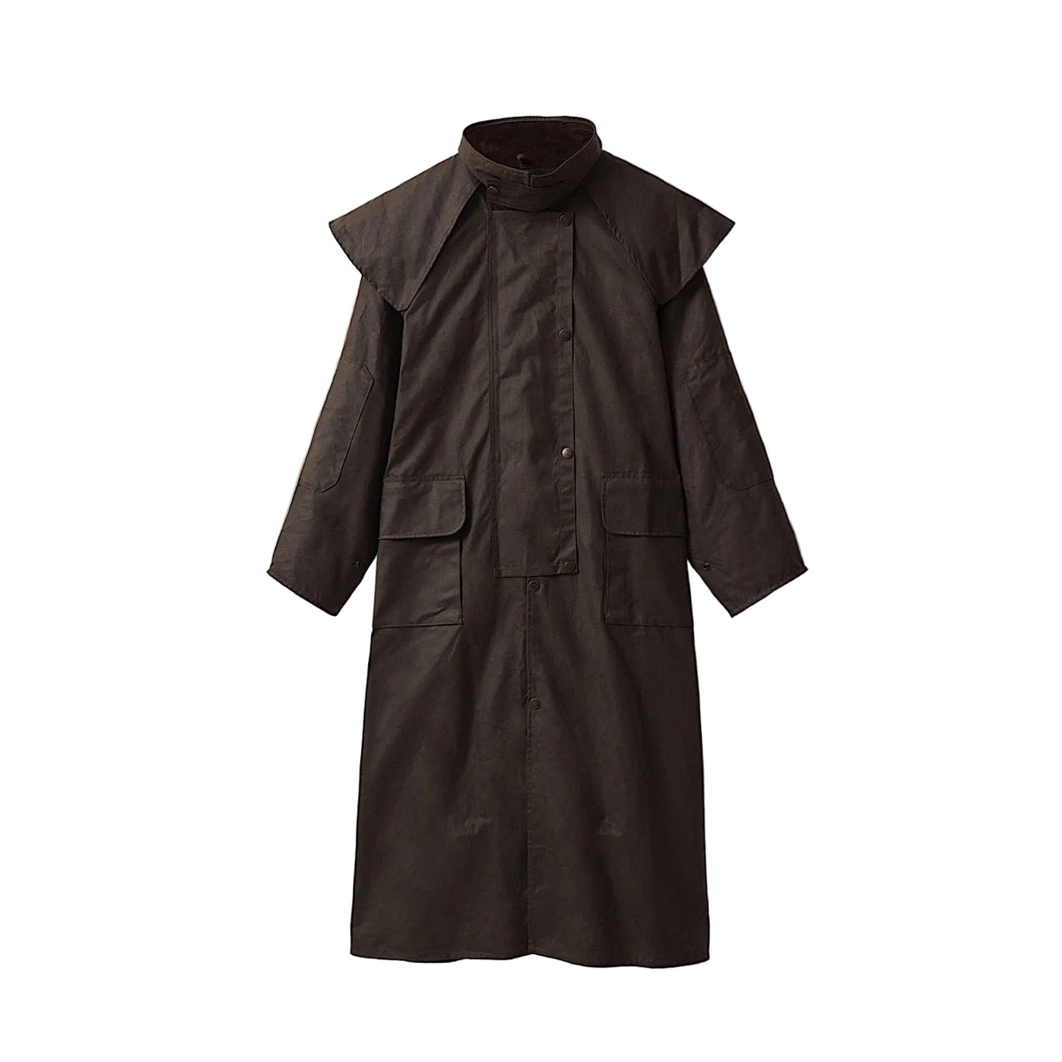 Driza-Bone Heritage Rider Oilskin Coat - Brown