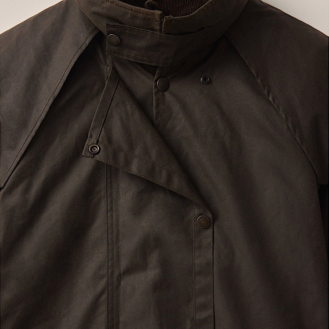 Driza-Bone Heritage Rider Oilskin Coat - Brown