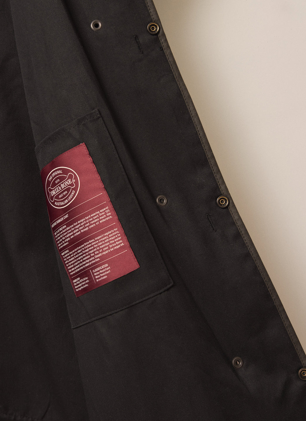 Driza-Bone Ranger Oilskin Coat - Heritage Brown