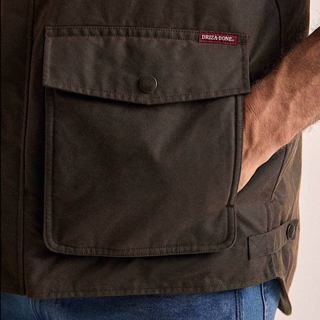 Driza-Bone Jumbuck Vest - Heritage Brown