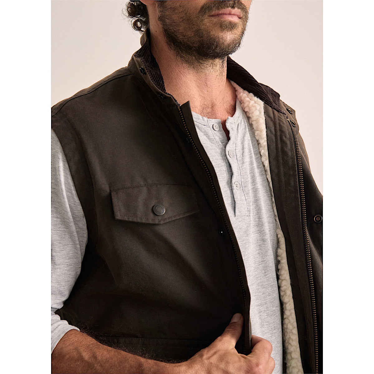 Driza-Bone Jumbuck Vest - Heritage Brown