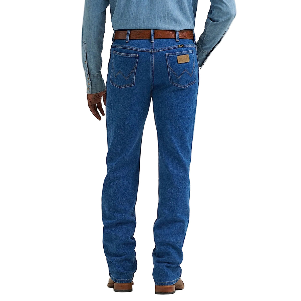 Wrangler Men's Cowboy Cut Slim Tough Lite Jean - Stonewash